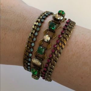 {Stella & Dot} Prisma clasp bracelet.